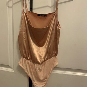 NastyGal cowl neck bodysuit
